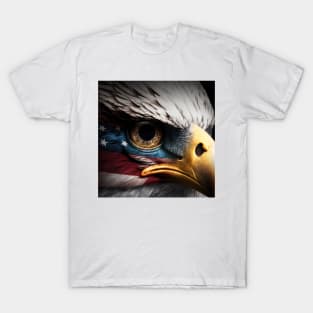 USA, Bald Eagle, America, American Flag, T-Shirt